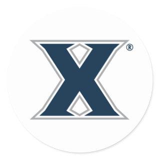 Xavier University Mark Classic Round Sticker