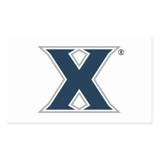 Xavier University Mark Rectangular Sticker