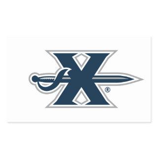 Xavier University Sword Logo Rectangular Sticker