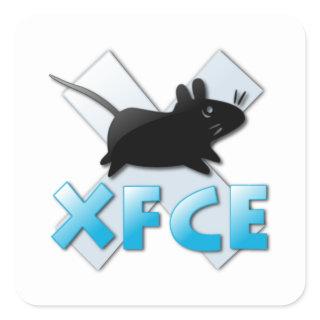 XFCE NS 1 SQUARE STICKER