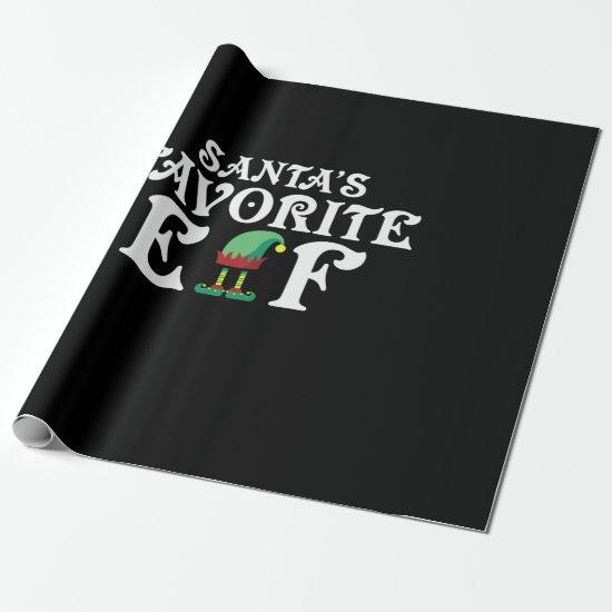 Xmas Gift Santas Favorite Elf