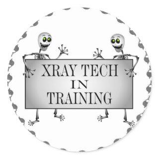 Xray In Training Classic Round Sticker