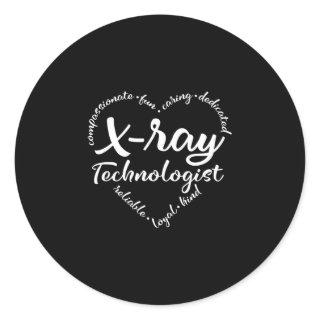 Xray tech, X-ray technologist Classic Round Sticker