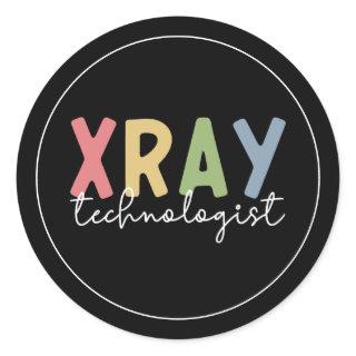 Xray Technologist X-ray Tech Radiology Tech Gifts Classic Round Sticker