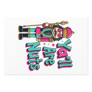 Y'all are nuts Funny Nutcracker Christmas   Sheets