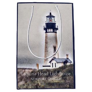 Yaquina Head Lighthouse Newport Oregon Medium Gift Bag