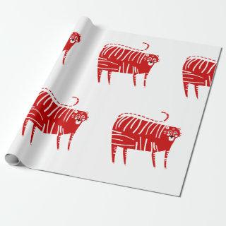 YEAR OF THE TIGER RED