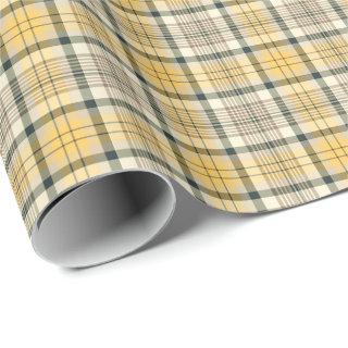 Yellow and Black Plaid