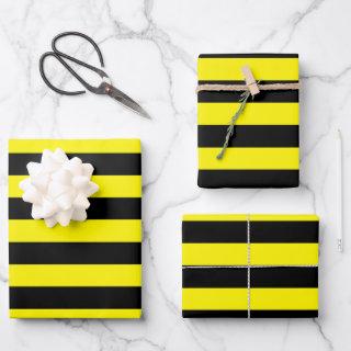 Yellow and Black Stripes  Sheets