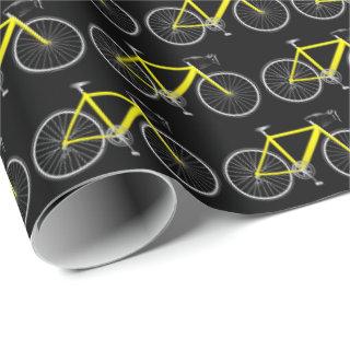 Yellow Bike On Black