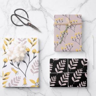 Yellow Botanical  Sheets
