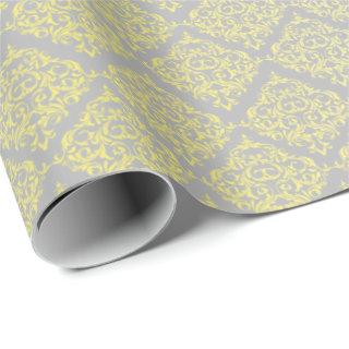 Yellow Damask Pattern | DIY Background Color