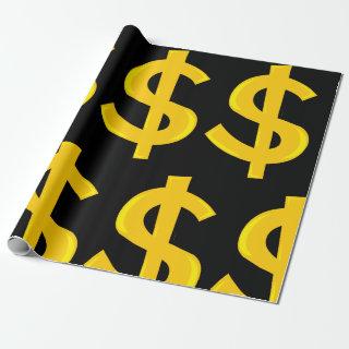 Yellow Dollar Symbol