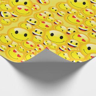 Yellow Face Happy Birthday Emoji Party