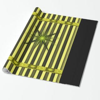 yellow gold star stipped