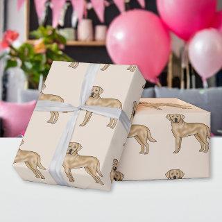 Yellow Labrador Retriever Cute Lab Dog Pattern