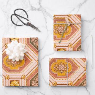 Yellow Pink Hungarian Abstract Ceiling Photograph  Sheets
