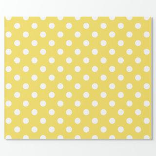 Yellow Polka Dots Pattern