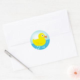 Yellow Rubber Duck Stickers