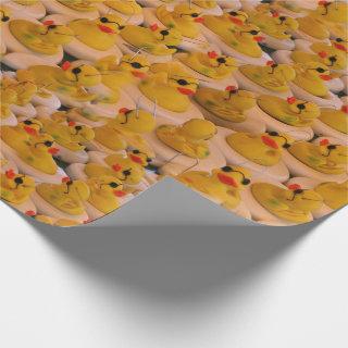 Yellow Rubber Ducks Animal Pattern