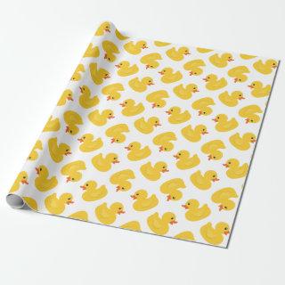 Yellow Rubber Ducky Patterned