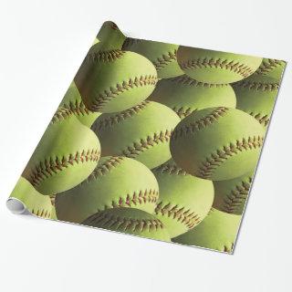 Yellow Softball Covered