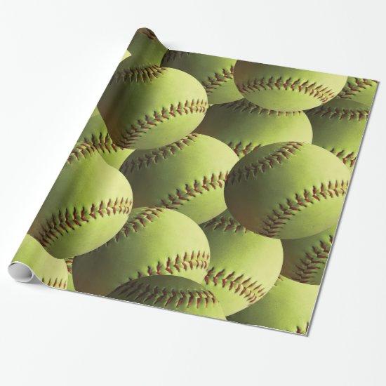 Yellow Softball Covered
