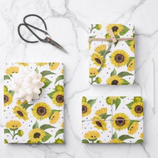Yellow Sunflowers and Sunflower Seeds    Sheets