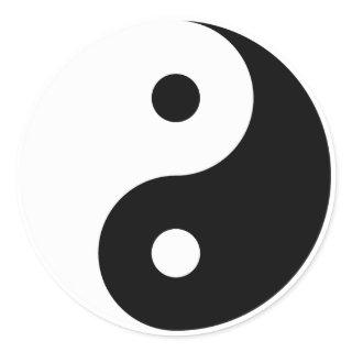 Yin and Yang sticker