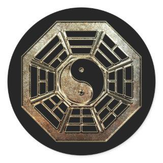 Yin Yang Bagua Round Stickers