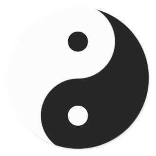 "YIN YANG" CLASSIC ROUND STICKER