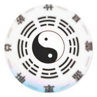 Yin Yang Spirit Classic Round Sticker