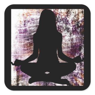 Yoga Meditation OHM Stickers