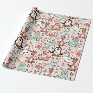 Yoga poses pattern | Yoga seamless pattern 51