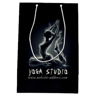 Yoga Reiki Instructor One-Legged King Pigeon Pose Medium Gift Bag