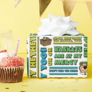 Yogi Bear's Picnic Quotes & Fun Phrases Pattern