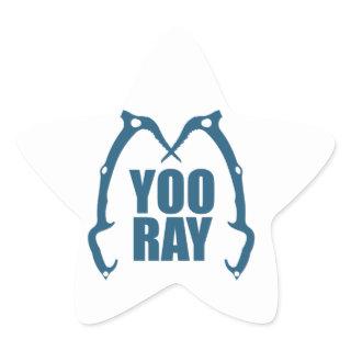 Yoo Ray (Ouray) Ice Climbing Star Sticker