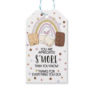 you are appreciated s'more than you know volunteer gift tags