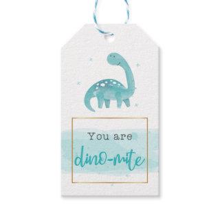 You Are Dinomite Watercolor Gift Tag