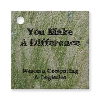 You Make Difference Desert Grass Thanks Employee Favor Tags