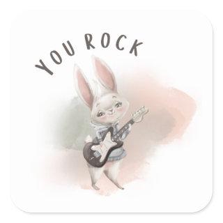 You Rock Bunny Sticker