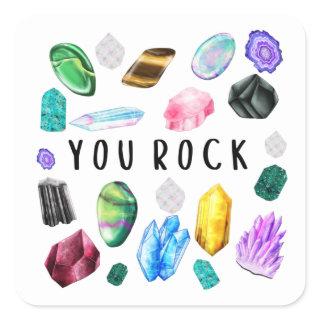 You Rock Crystal Stickers