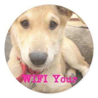 You Should WIFI Your Love Everyday Classic Round Sticker