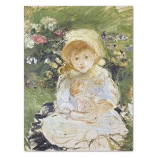 Young Girl with a Doll (by Berthe Morisot) Tissue Paper