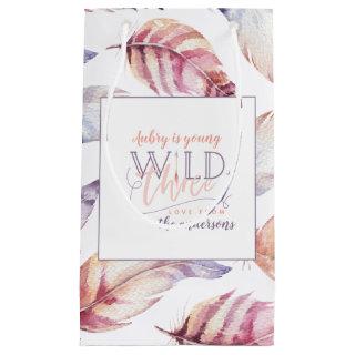 Young, wild and three birthday party gift bag