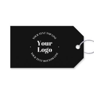 Your Business Logo & Customizable Text Template  Gift Tags