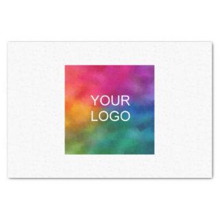 Your Business Logo Here Modern Custom Template Tissue Paper