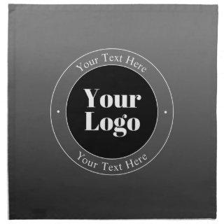 Your Business Logo or Design & Editable Text Cloth Napkin
