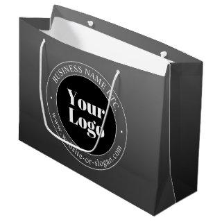 Your Business Logo or Design & Editable Text Large Gift Bag