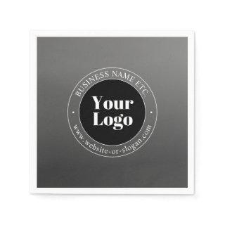 Your Business Logo or Design & Editable Text Napkins